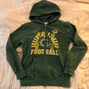 Team Apparel Green Bay Packers Green Hoodie